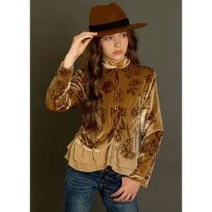 Mollie Jacket in Ochre Floral