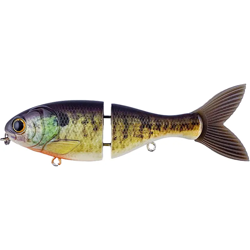 Bucca Baby Trick Shad Glidebait - 4 in Largemouth Bass Lure, Bass Fishing Lures, Durable ABS Hard Plastic Lures, Fishing Gear and Equipment