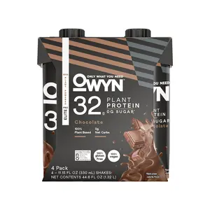 OWYN Elite Protein Shake, Chocolate, 4 Ct, 32g - High Protein Beverage