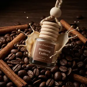 Morning Coffee Scent Car Perfume, Liquid Air Freshener, Car Decor, Home Use, Gift Idea, 1 Piece, Essential Aroma Diffuser