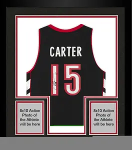 Framed Vince Carter Toronto Raptors Autographed Mitchell & Ness 1999-2000 Purple Replica Jersey - Fanatics Authentic Certified