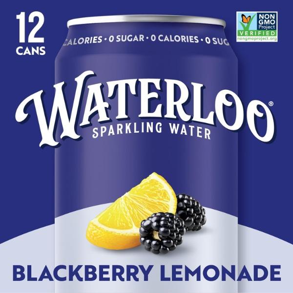 Sparkling Water, Blackberry Lemonade, 12 Fl Oz Cans (Pack of 12) Sparkling Water, Blackberry Lemonade, 12 Fl Oz Cans (Pack of 12)
