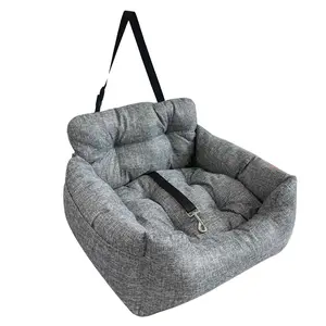 Dog Car Seat with Safety Strap Car Booster Seats for Small/Medium Dogs or Cats Universal Comfortable Dog Bed for Car and Home