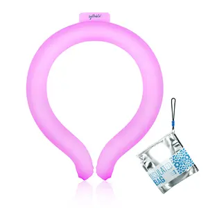 Neck Cooling Tube, Reusable Neck Ice Ring Wearable Body Cooling Products, Ice Coolers Neck Coolers for Hot Weather