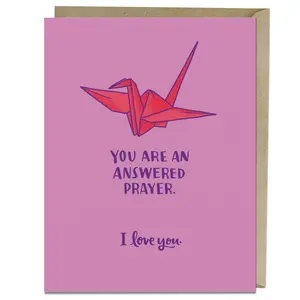 Answered Prayer Love Card Answered Prayer Love Card