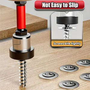 Magnetic Drill Bits with Anti-Slip Impact Design, Oxide Screwdriver Tip for Woodworking and Office Use, Compatible with Power Drills, Power Tools
