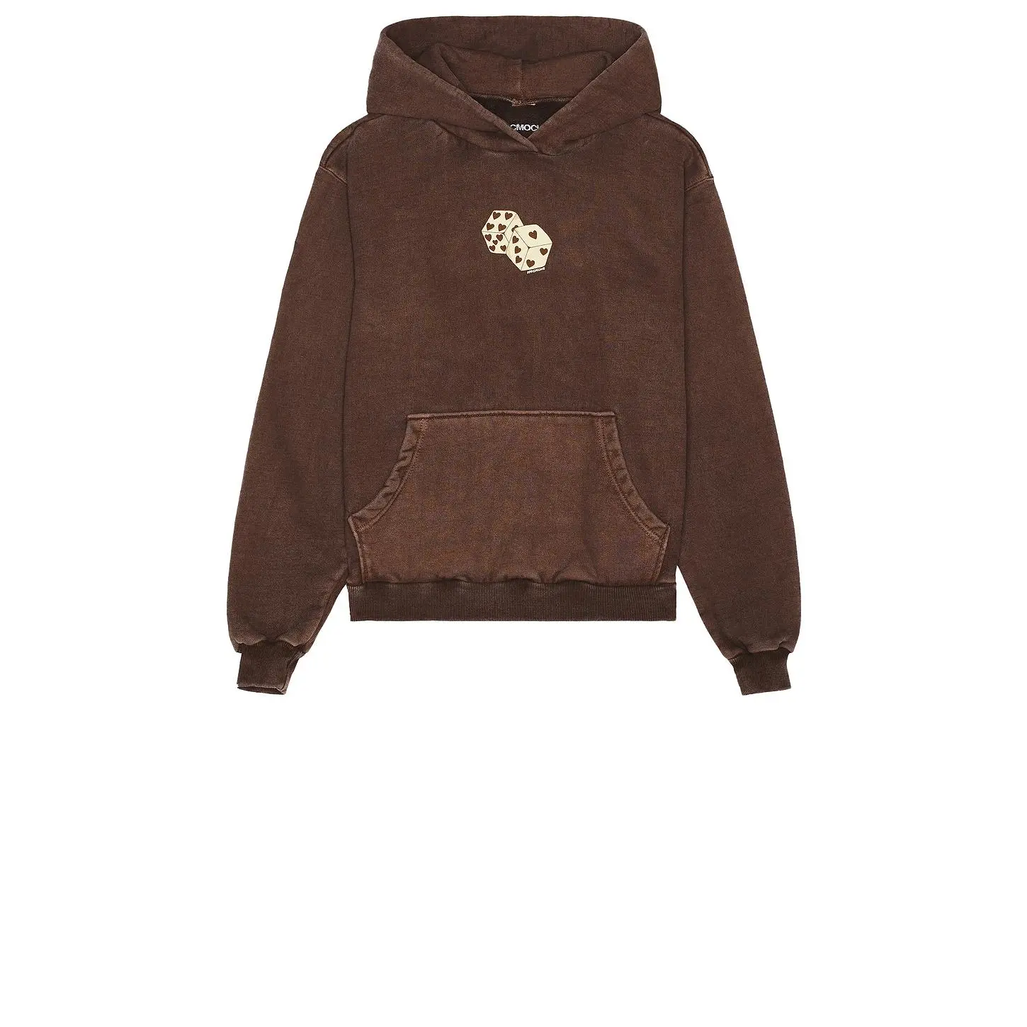 Gothicmochas Gonzo Dice Hoodie in Brown