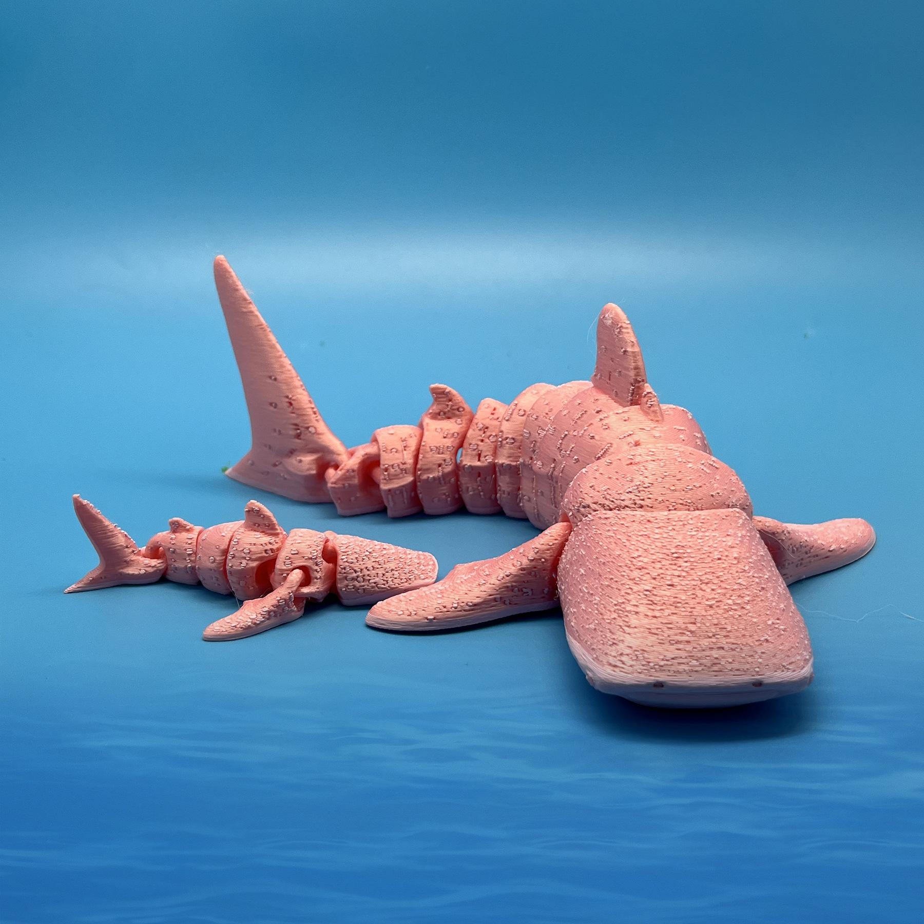 3D printed Articulated Whale Shark family Indoor Sports and Leisure Equipment