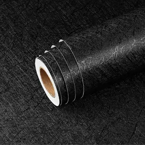 Textured Self-adhesive Wallpaper, 1 Roll Decorative Wallpaper for Home Living Room Kitchen, Backdrop Decor Wall Decal for Cabinet Table Chair Room