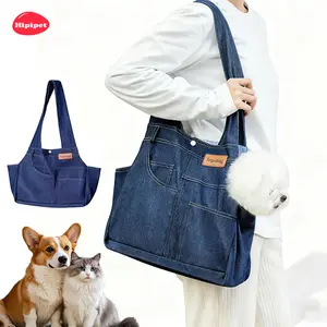 [HipiPet] Ventilated Pet Carrier Backpack – Large Space Cat & Dog Travel Bag for Spring/Summer, Breathable and Portable Design for Outdoors