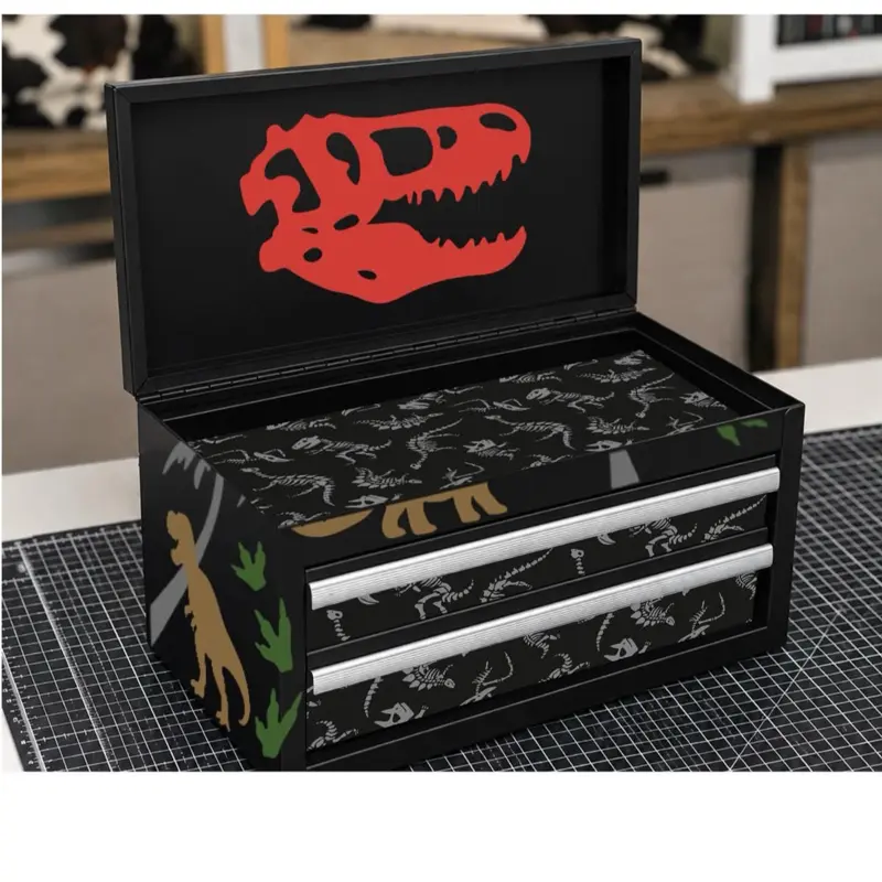 Custom Dinosaur Mini Toolbox + FREE Mystery Dino Egg!