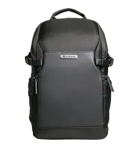 Vanguard VEO SELECT 37BRM Camera Backpack – Black, Rear Access, Multi-Access, 9.7" Tablet Storage, Tripod Carry