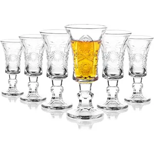 Shot Glasses, 1.5oz Shot Glasses Set of 6/Cordial Glasses/Sherry Glasses