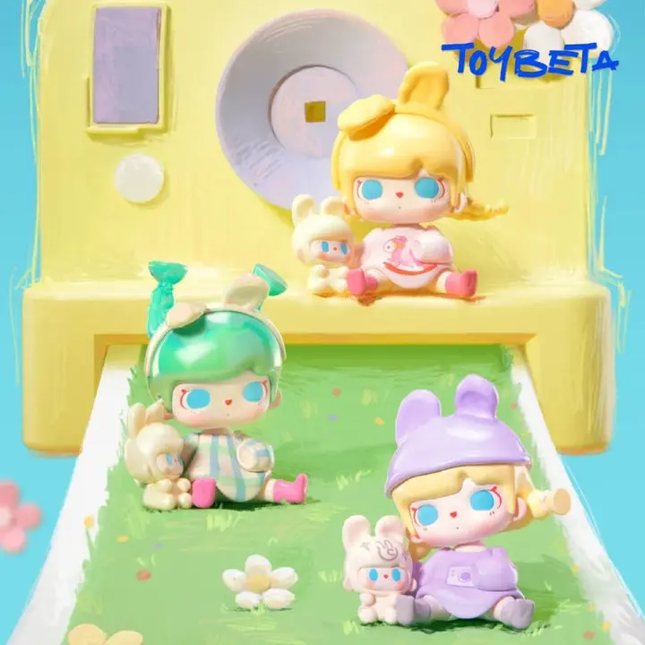 TuTuBear Time Glitch Series 6cm Desk-Ready Miniature Toy Blind Bag Collectible Pack - PVC Plastic Figurines & Bobbleheads, Collectible Items, Toy Unboxing Adult Entertainment