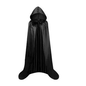 Death Cloak Cape, Medieval Witch Wizard Hat Design, Horror Theme Party Prop, Makeup Ball/cosplay/stage Performance Atmosphere