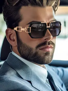 Retro Sunglasses Rectangular Rimless Glasses for Both Men And Women, Perfect for Everyday Casual Wear And Decoration