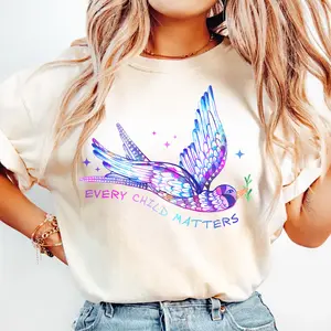Every Child Matters Shirt- You Are Not Forgotten Orange Shirt- Hummingbird Native Shirt- Gift Shirt On Orange Shirt Day Canada Day