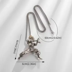 Son Goku Saiyan Necklace Dragon Ball Goku Saiyan Pendant Necklace