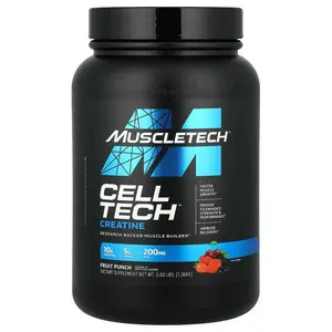 Cell-Tech Creatine Powder Fruit Punch 3 lbs (1.36 kg) Muscle Growth & Recovery Supplement Cell-Tech Creatine Powder Fruit Punch 3 lbs (1.36 kg) Muscle Growth & Recovery Supplement