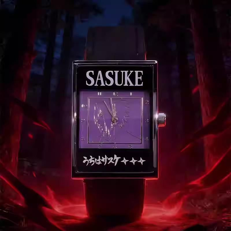 MINISO Naruto Shippuden "Bonds of Shinobi" Mystery Watch Blind Box,Cute Collectible Anime Watch ,Retro Stylish Cute Design  Trendy Watch,Cartoon Gift for Fans Kids Students Adults,Holiday Gift Birthday Gift,Single Box/Whole Set