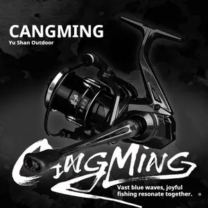 Yushan Outdoor CangMing Spinning Reel Long-Cast Precision Line Management  Metal Sloped Spool  Lightweight Build Saltwater & Freshwater Ready  1000S-3000S  Dual/Single Handle Options