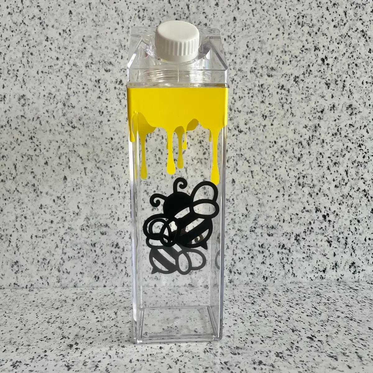 Bee & Honey Milk Carton Water Bottle