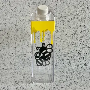 Bee & Honey Milk Carton Water Bottle