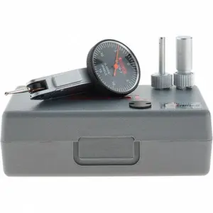SPI 0 to 0.03", 0.000500" Graduation, Horizontal Dial Test Indicator 0-15-0, 1-1/4" Black Dial, 0.000500" Accuracy, NIST Traceability Certificate Included 21-379-3