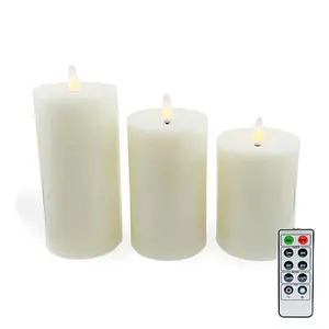 Unmatched Flameless Candles - Set of 3