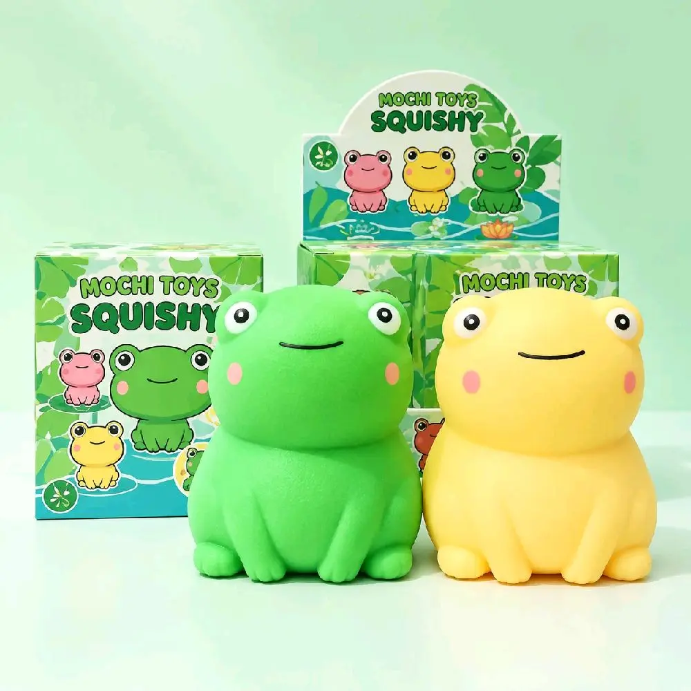 Jumbo Frog Squishy, Stress-Relief Toy for Kids, Anxiety Relief