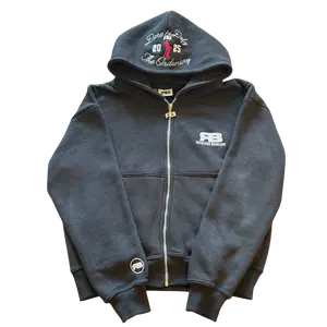 Blackberry Heat Zip-Up Hoodie
