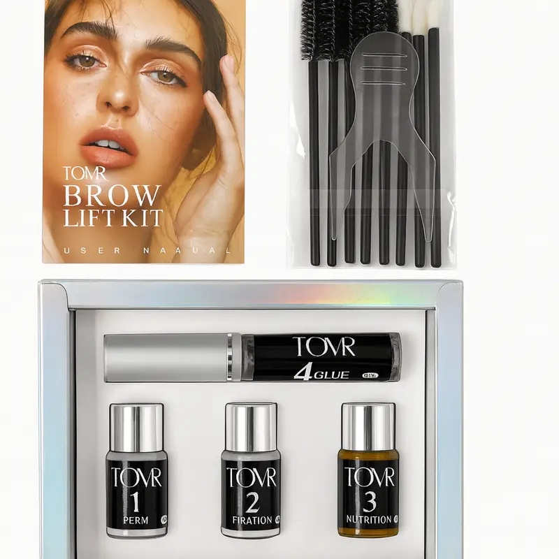 TAKE OVER NAIL & LASH SUPPLIES Eyebrow Lamination Kit - At-Home Brow Lift Tool, Defined Brow Styling Set