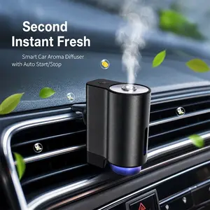 Intelligent car aroma diffuser, air freshener dispenser, Smart Car Diffuser, car air freshener, automatic spray, three adjustable modes, aromatic Para Carro 3-piece essential oil set, festival gift, birthday gift