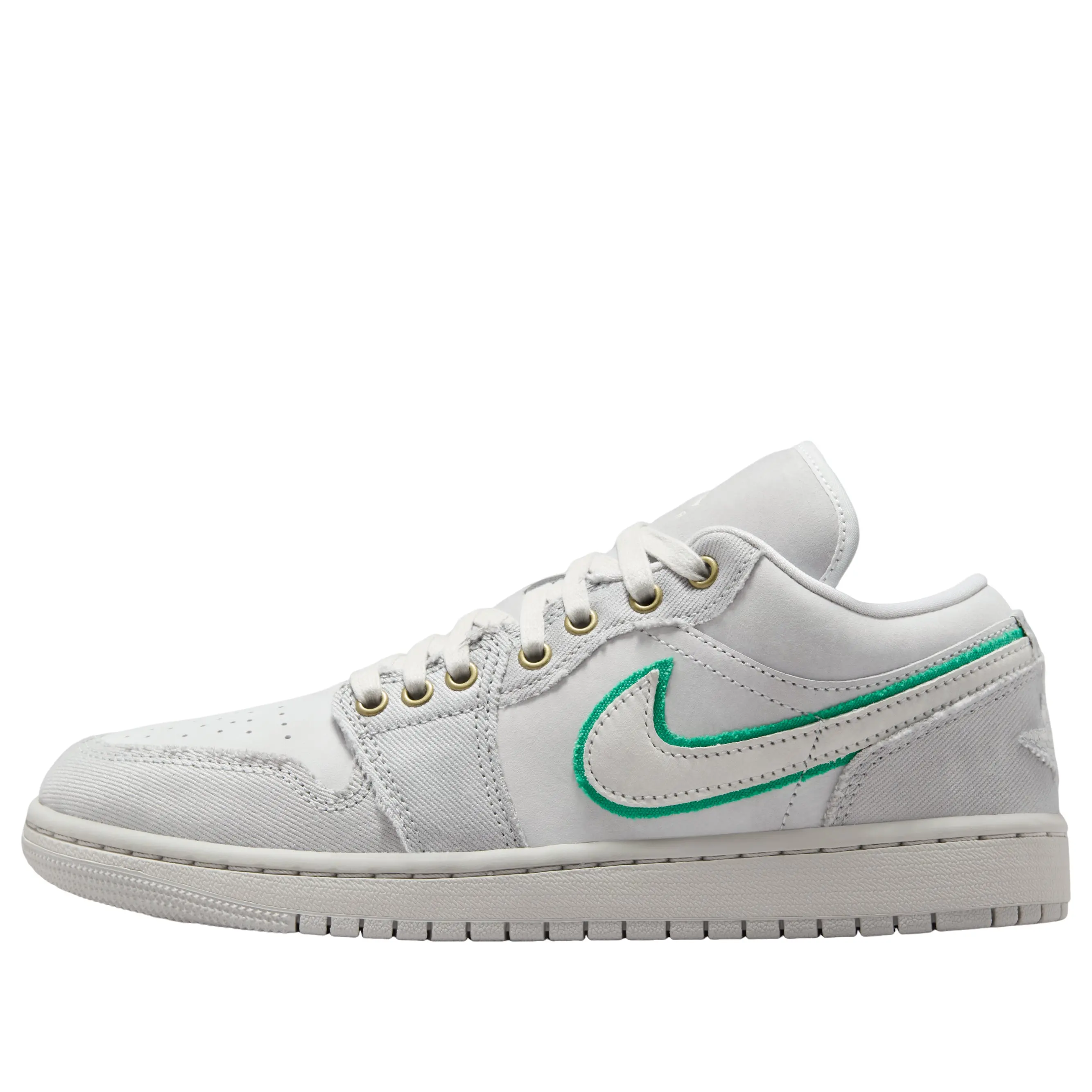 Women's Nike Air Jordan 1 Low SE 'Distressed Light Smoke Grey' IH3369-077 Basketball Sneaker Sports Trainer