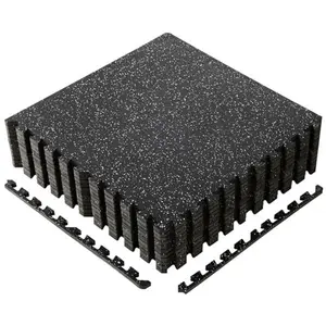 Interlocking Foam & Rubber Floor Tiles 1/2 Inch Thick, Non-Slip Puzzle Exercise Mats for Home Gym, Garage & Workout Areas, Protective EVA Flooring Pads 24"x24" (6/12/24 Tiles) #homegymflooring #interlockingmats