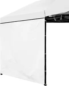 Ultralight 10x10 Canopy Sidewalls Tent Side Walls with Tie Rope only 1 count, Pure White
