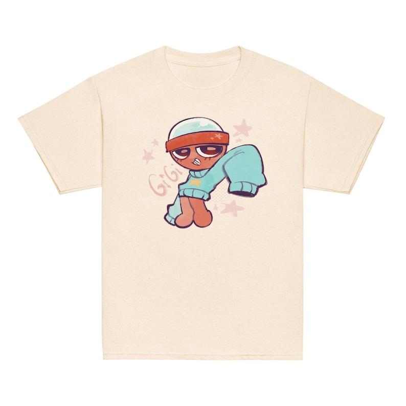 [Sale Up To 50%] Roblox Dandys World Character Gigi Unisex Youth 100% Cotton T-Shirt, Video Gamer Boys Girls Birthday Gift Present