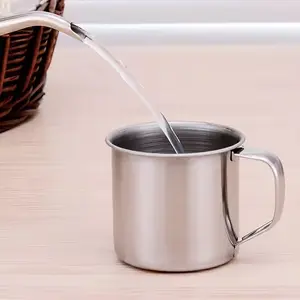 Stainless Steel Mug, Durable and Portable Coffee Mug, Drinking Cup for Home Office Camping Picnics, Drinkware Gift for Friend, Travel Mug
