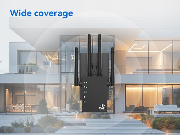 RAGOAT Dual-Band WiFi Repeater with Ethernet Port, Triple Mode Long-Range Home WiFi Extender Signal Booster (12880 Sq Ft Coverage, 105 Devices Supported), 2026 Wireless Internet Extender RAGOAT Dual-Band WiFi Repeater with Ethernet Port, Triple Mode Long-Range Home WiFi Extender Signal Booster (12880 Sq Ft Coverage, 105 Devices Supported), 2026 Wireless Internet Extender