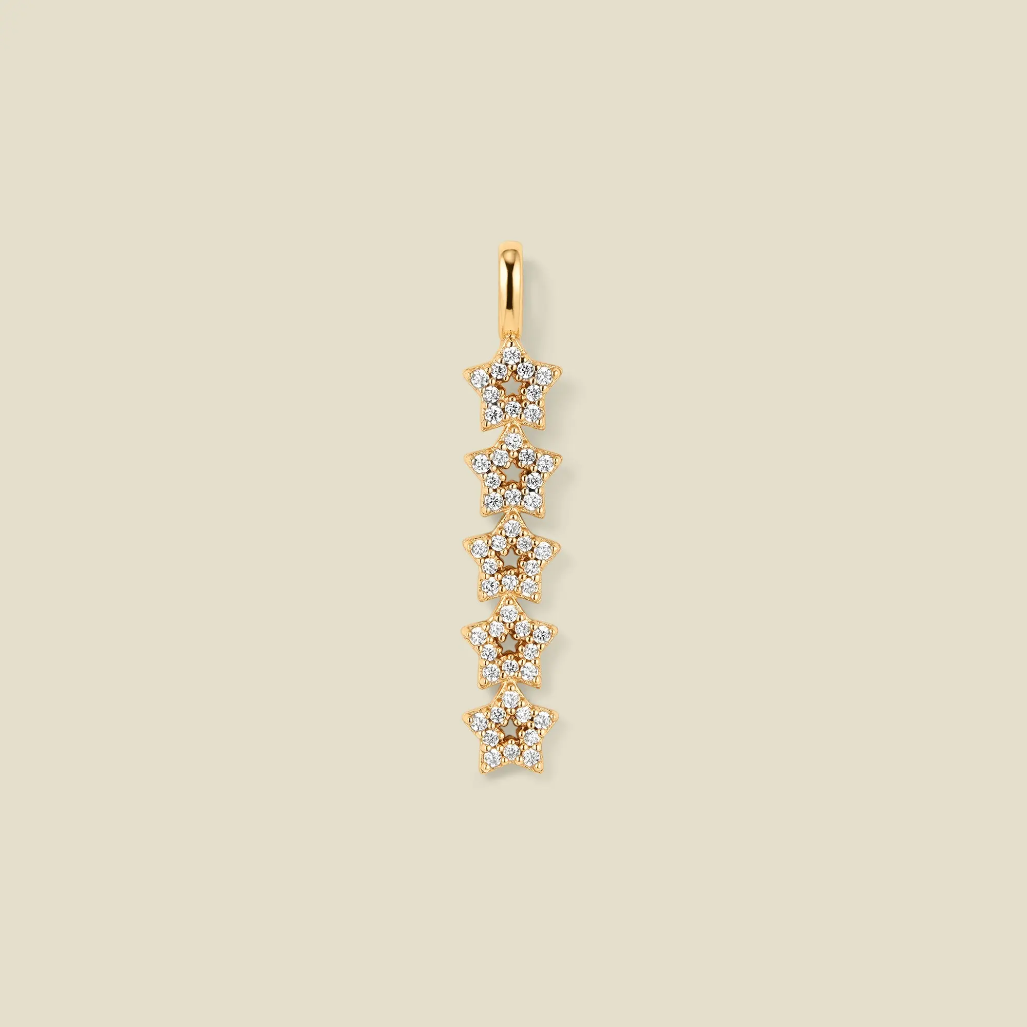 Vertical Star Charm