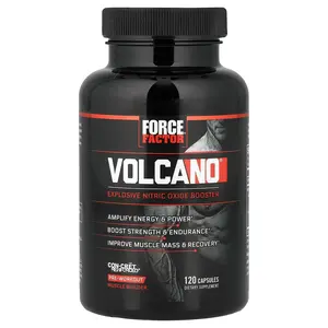 Force Factor Volcano®, Explosive Nitric Oxide Booster, 120 Capsules