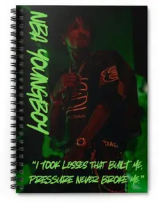 " Pressure don't Fold" Notebook
