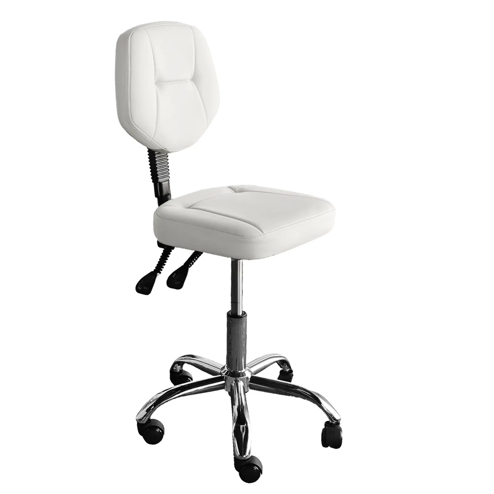 Thick rebound foam seat cushion, rotatable angle, widened base, height-adjustable stool, suitable for multiple scenarios