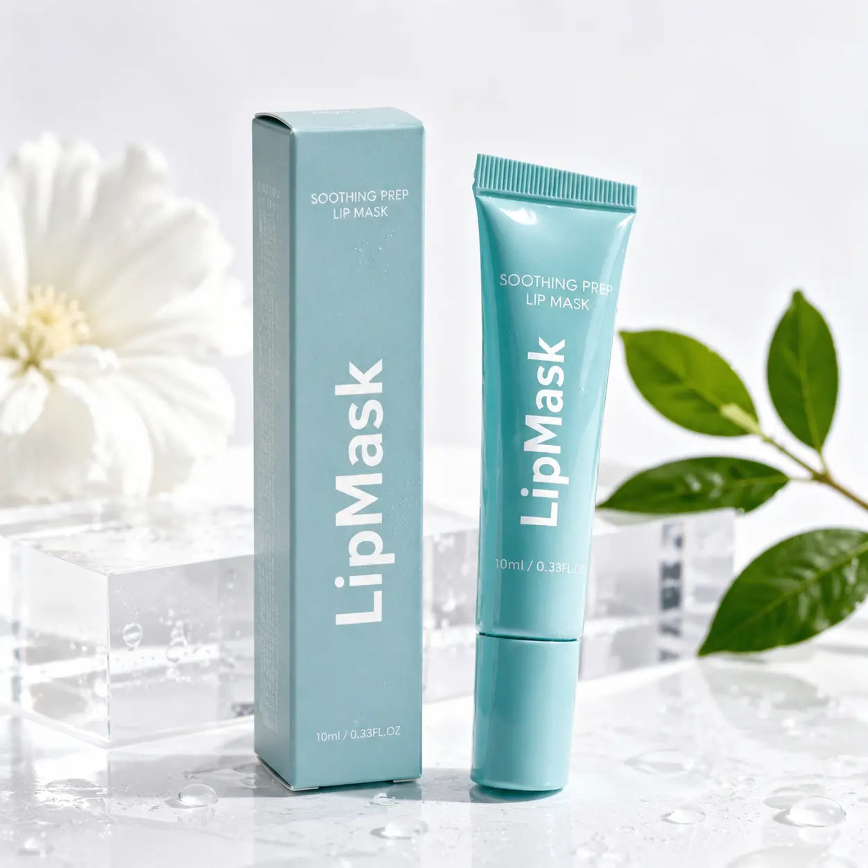 Soothing Prep Peel-Off Lip Mask, Cooling Formula for Smooth, Hydrated, Flawless Lips. Ideal for Dry, Flaky Lips & Emergency Pre-Makeup Care — Moisturizing, Cleansing & Exfoliating Lip Balm