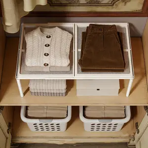 Smart Adaptive Wall Shelf/desktop Rack, Metal Structure Adjustable Expansion, Perfect for Home Storage, Efficient Living Solution