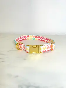 Rainbow Hearts Fi Compatible Collar