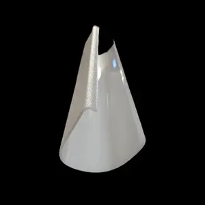 F-1020: Bathroom Vanity Light Cover Replacement | L: 20 1/2" x W:  2-1/4" x H: 2 3/8" | Opal White Acrylic