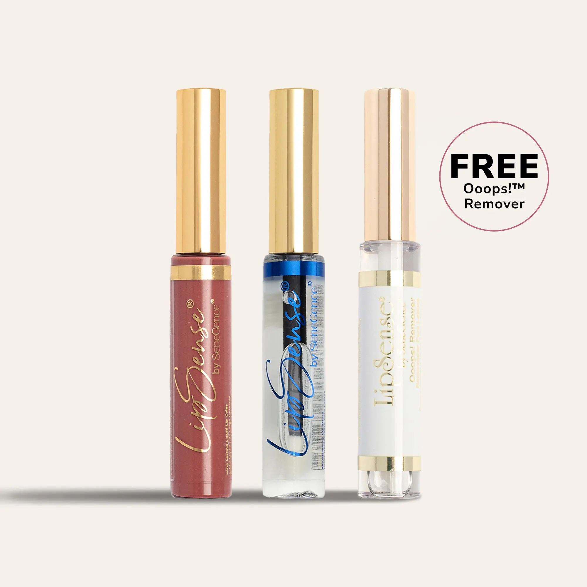 LipSense 18HR Lip Color Trio – Transfer-Proof Liquid Lipstick System