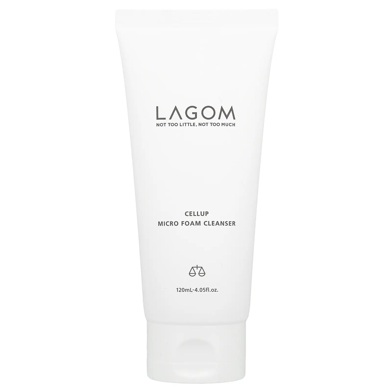 LAGOM Cellup Micro Foam Cleanser, 4.05 fl oz (120 ml)