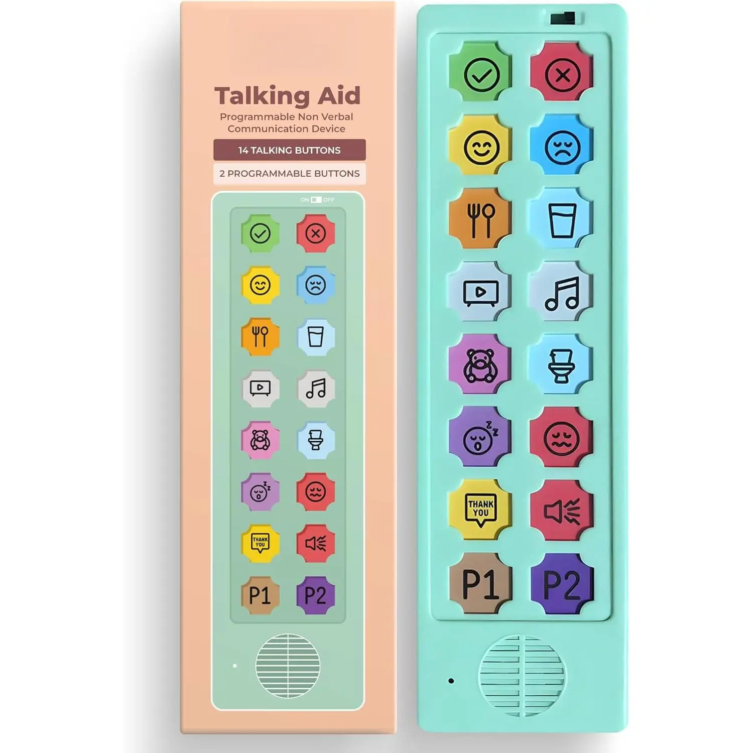 Device for Autism & Speech Therapy. Non Verbal Communication Tools for Kids & Adults. Programmable C Communication Device. Alternative to Autism Communication Cards &  Cards for Autism